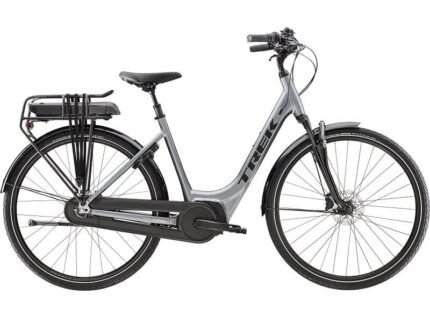Vélo Électrique Trek District+ 2 Lowstep Gris 2023